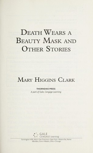 Cover of Death wears a beauty mask and other stories