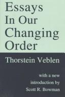 Cover of Essays in our changing order