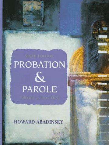 Cover of Probation and Parole