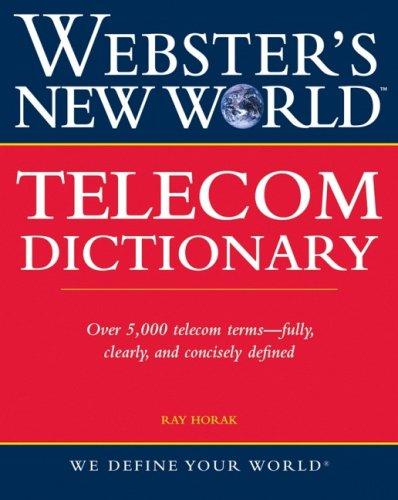 Cover of Webster's New World telecom dictionary
