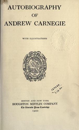 Cover of Autobiography