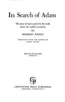 Cover of Ich suchte Adam