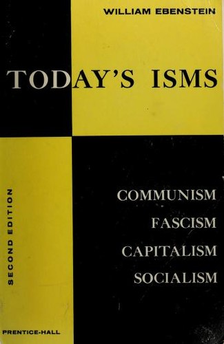 Cover of Today's isms