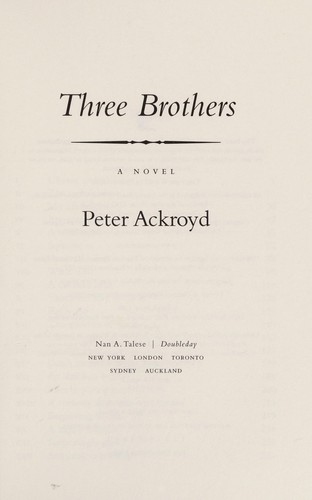 Cover of Three brothers