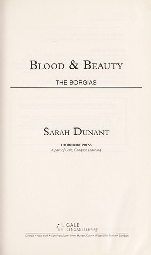 Cover of Blood & beauty