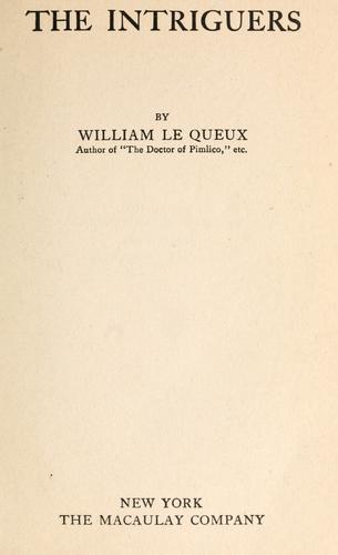 Cover of The intriguers