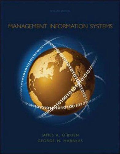 Cover of Management information systems