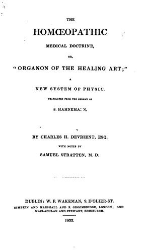 Cover of Organon der rationellen Heilkunde