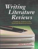 Cover of Writing Literature Reviews