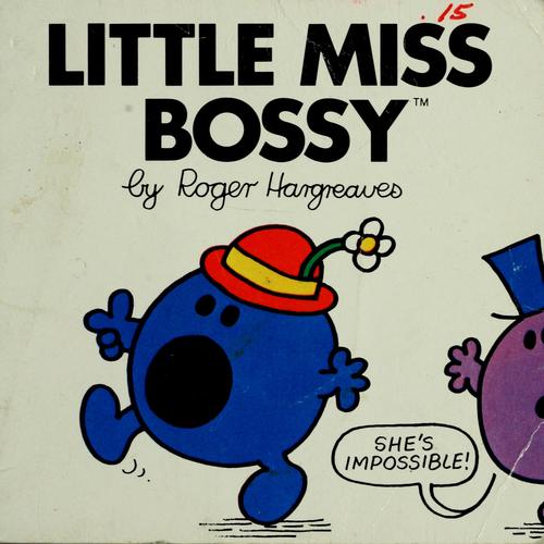Cover of Little Miss Bossy (Little Miss #1)