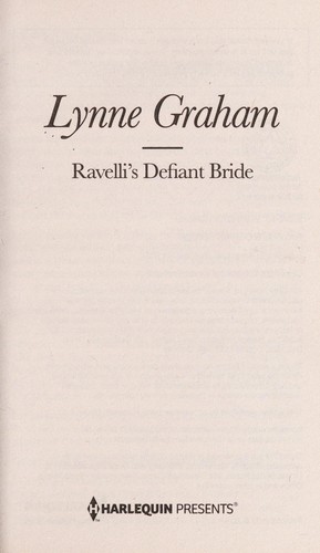 Cover of Ravelli's Defiant Bride
