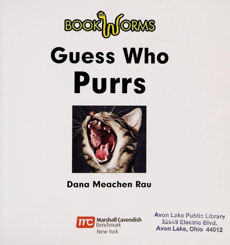 Cover of Guess who purrs