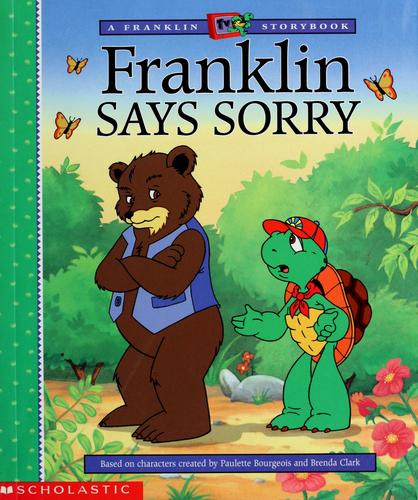 Cover of Franklin says sorry