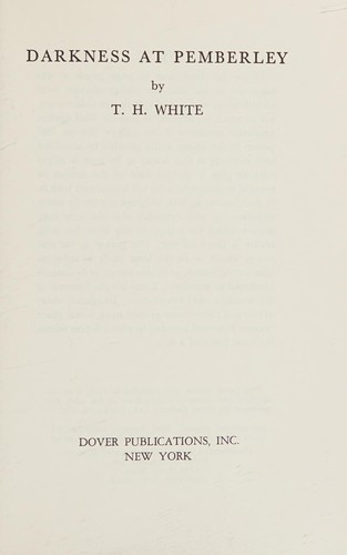 Cover of Darkness at Pemberley