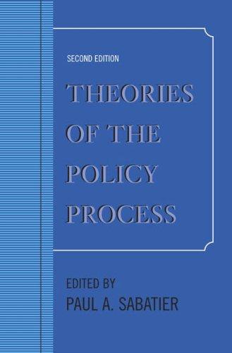 Cover of Theories of the Policy Process