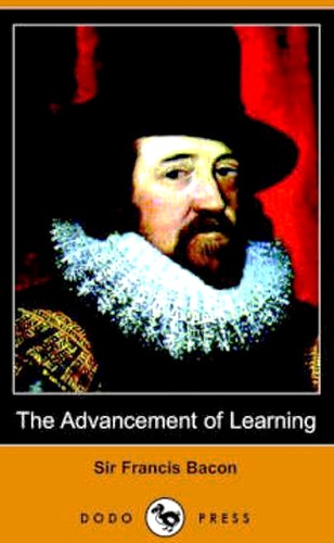 Cover of The advancement of learning