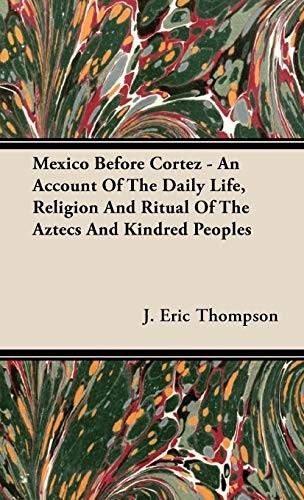 Cover of Mexico before Cortez