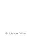 Cover of Guide de Délos