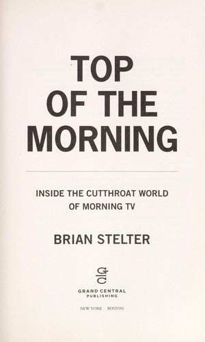 Cover of Top of the morning