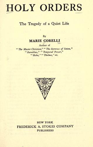 Cover of Holy Orders