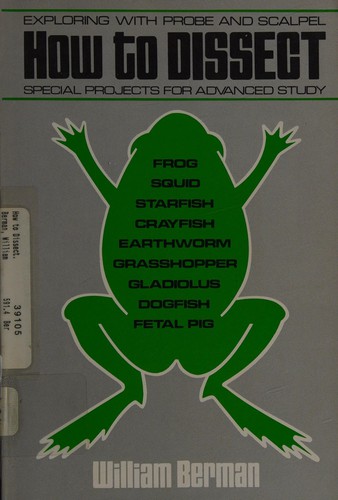 Cover of How to dissect