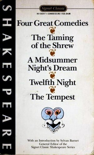 Cover of Four Great Comedies (Midsummer Night's Dream / Taming of the Shrew / Tempest / Twelfth Night)