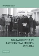 Cover of Welfare States in East Central Europe, 1919-2004