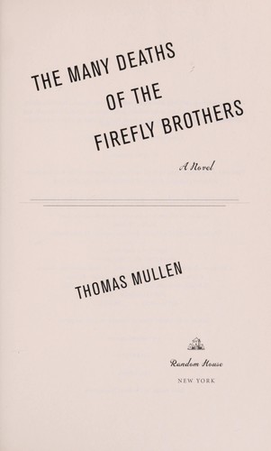 Cover of The many deaths of the Firefly Brothers