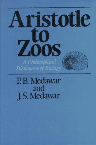 Cover of Aristotle to zoos