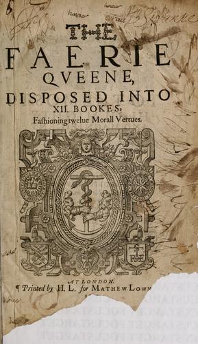Cover of Faerie queene