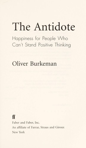 Cover of The antidote