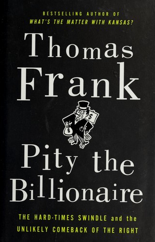 Cover of Pity the billionaire