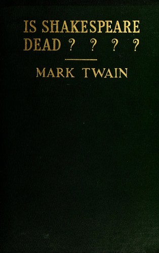 Cover of Is Shakespeare Dead?