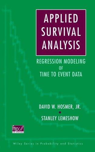 Cover of Applied survival analysis