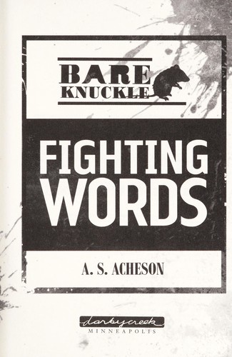 Cover of Fighting words