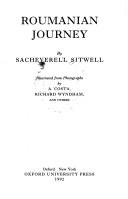 Cover of Roumanian journey