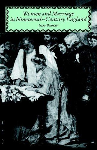 Cover of Women and marriage in nineteenth-century England
