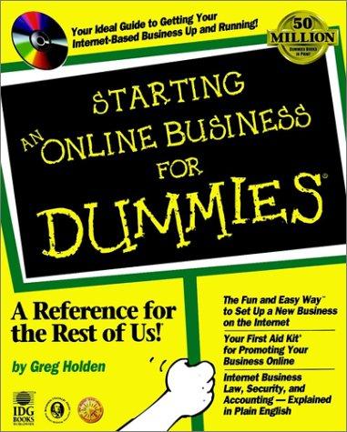 Cover of Starting an online business for dummies