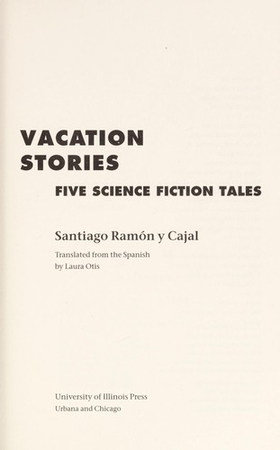 Cover of Cuentos de vacaciones (narraciones seudocientíficas)