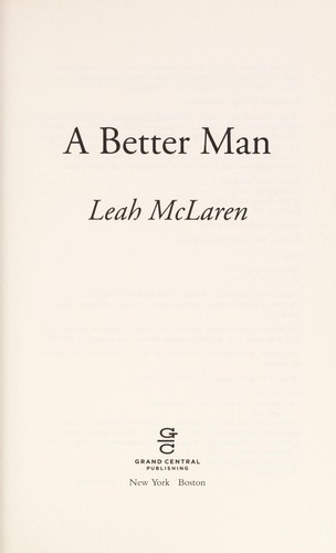 Cover of A better man