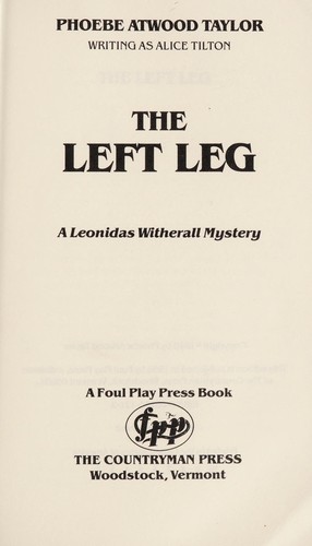 Cover of The Left Leg