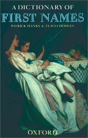 Cover of A dictionary of first names