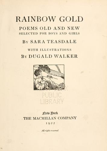 Cover of Rainbow gold