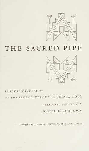 Cover of The sacred pipe
