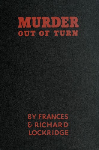 Cover of Murder out of turn