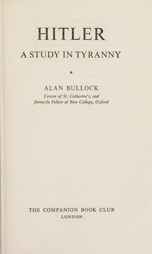 Cover of Hitler