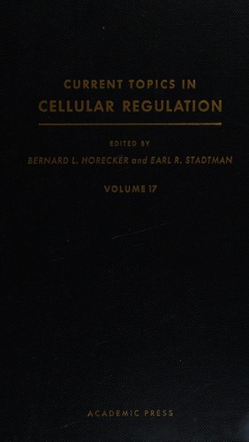 Cover of Current topics in cellular regulation