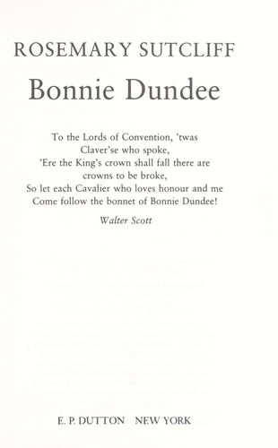Cover of Bonnie Dundee