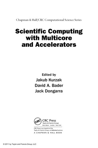 Cover of Scientific computing with multicore and accelerators
