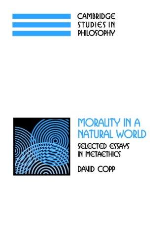 Cover of Morality in a Natural World